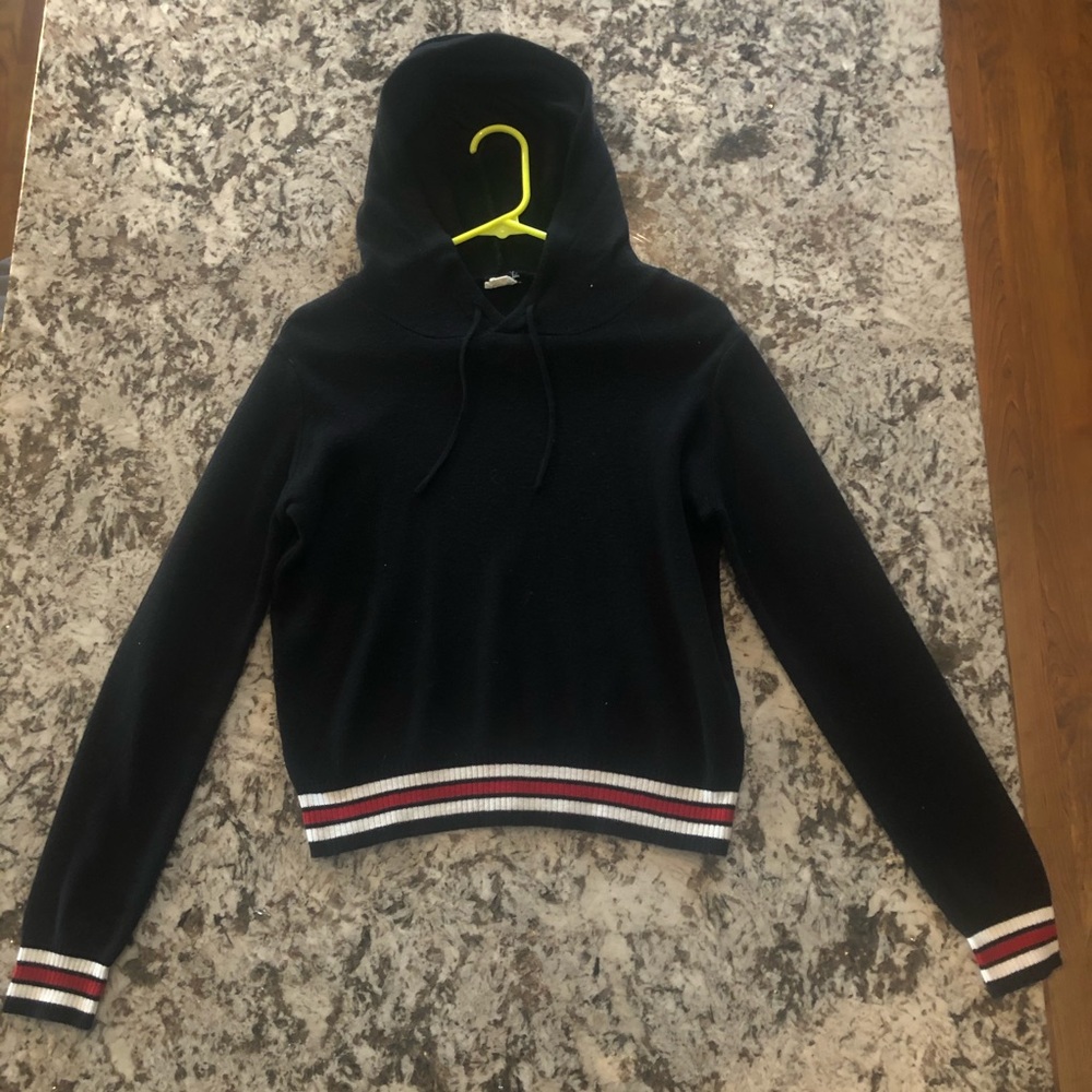 garage cropped hoodie